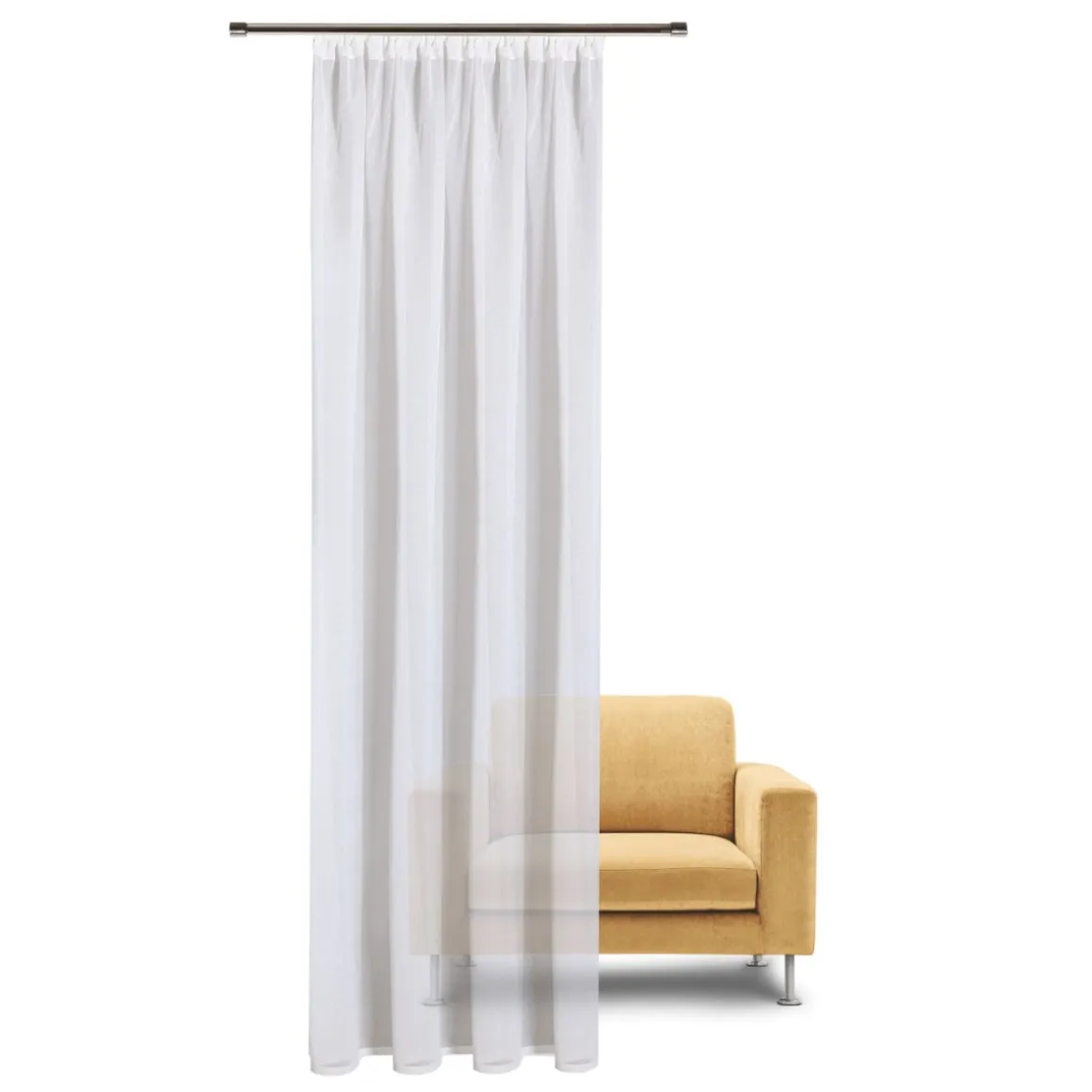 Fertigschal 100% Bio-Baumwolle Beige 140 x 245 cm