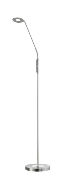 Fischer & Honsel 1-flg LED Stehleuchte Dent-TW Nickelfarben