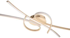Fischer & Honsel LED Deckenlampe Biba Sandfarben