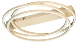 Fischer & Honsel LED Deckenlampe Kiku Sandfarben
