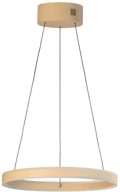 Fischer & Honsel LED Pendellampe Silvio Sandfarben