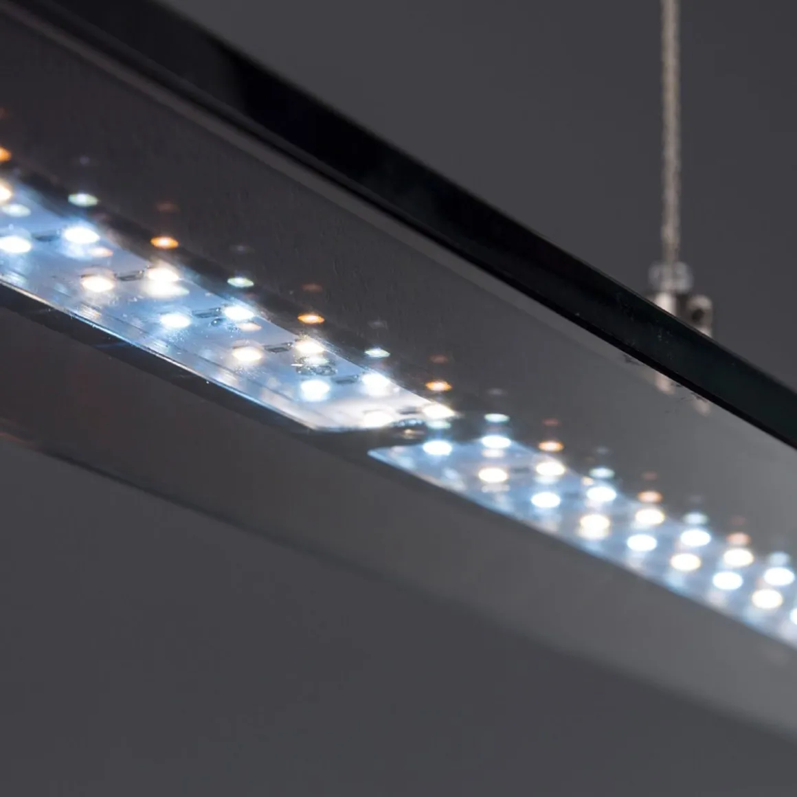 Fischer & Honsel LED Pendelleuchte Tenso TW 88 cm sandschwarz