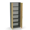 Flügelschrank E10 Natural Hickory Grau