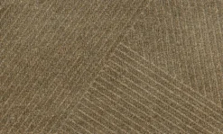 Fußmatte Dune Stripes Braungrau 45 x 75 cm