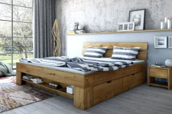 Futonbett Sarah Eiche 140 x 200 cm
