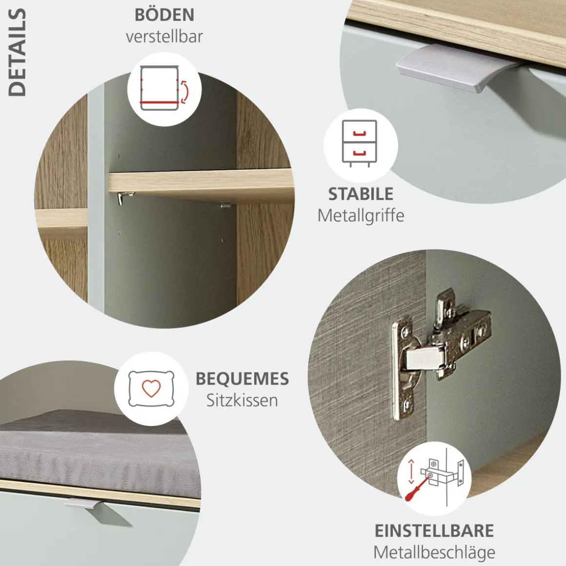 Garderobenschrank Bari