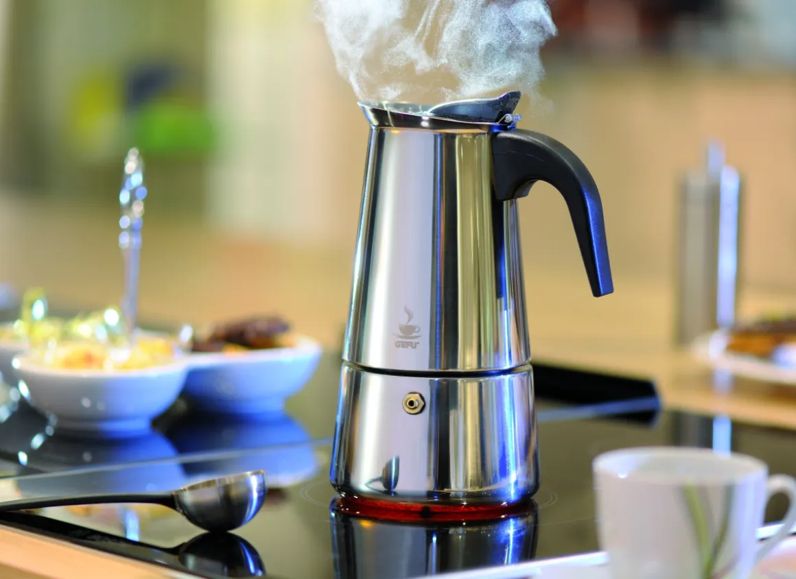 GEFU Espressokocher Emilio für 2 Tassen
