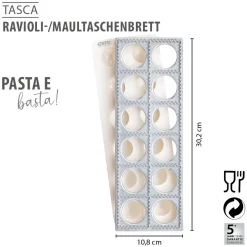 GEFU Ravioli Maultaschenbrett Tasca 3-tlg Set