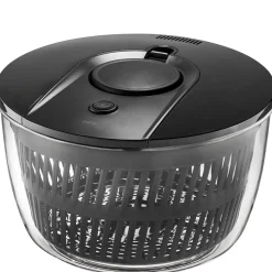 GEFU Salatschleuder Push it Schwarz