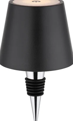 Globo Akku Tischlampe Jessy schwarz