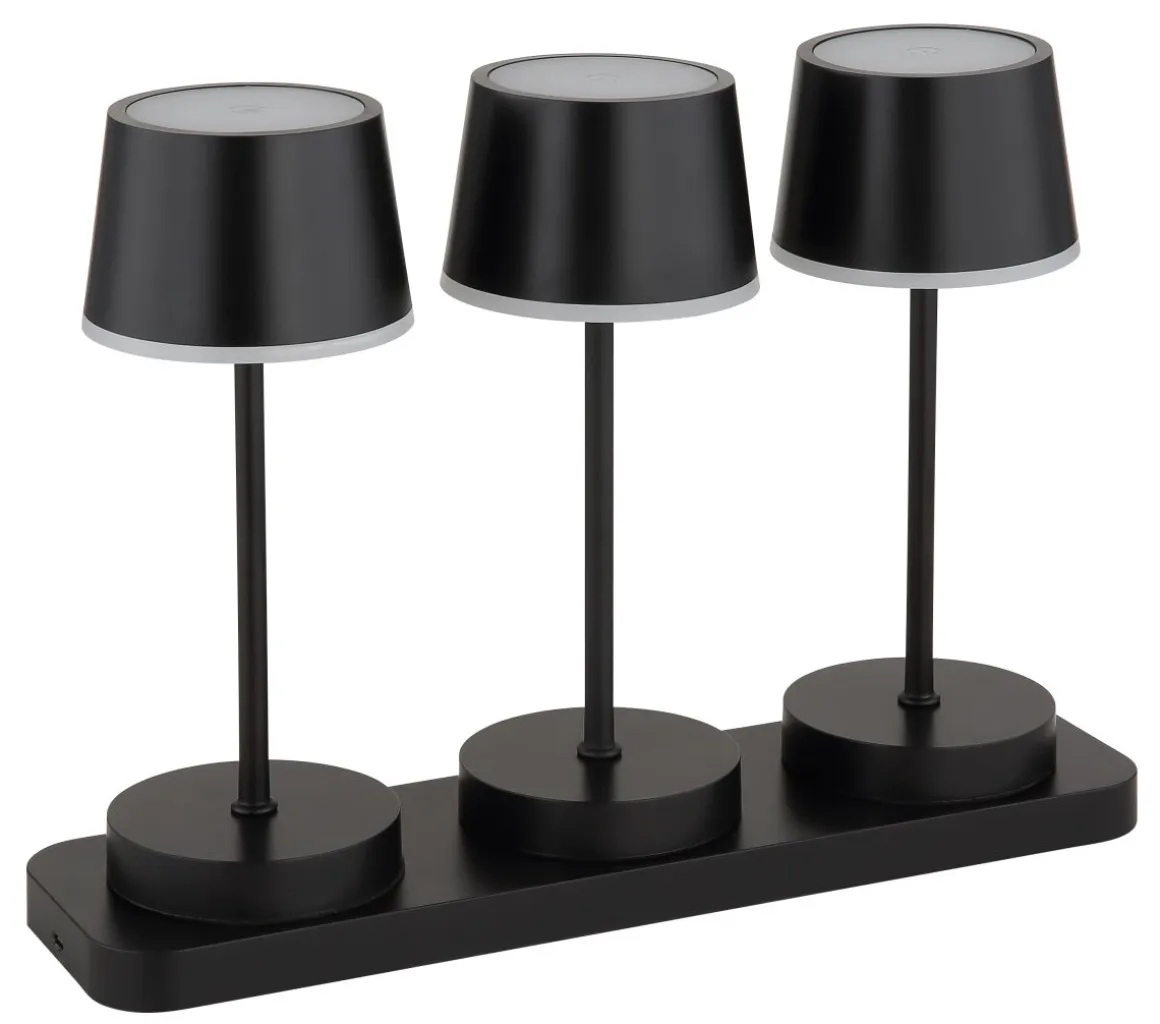 Globo 3er Set LED AKKU Tischlampe Dawson