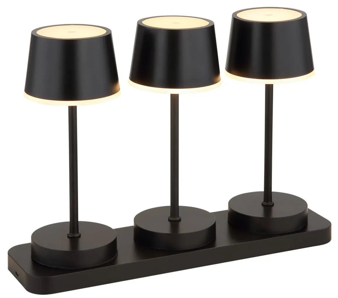 Globo 3er Set LED AKKU Tischlampe Dawson