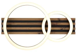 Globo 2-flg LED Deckenlampe Tisha