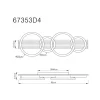 Globo 4-flg LED Deckenlampe Tisha