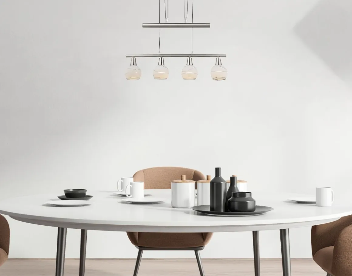 Globo 4-flg LED Pendelleuchte Elliott