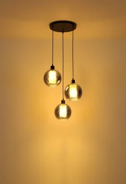 Globo 3-flg Pendellampe Ulf