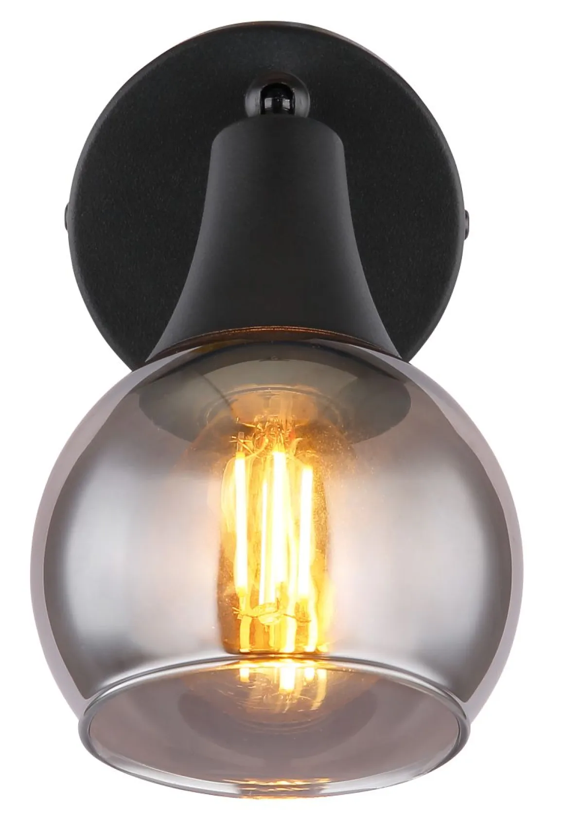 Globo 1-flg Spot Maxy Rauchglas