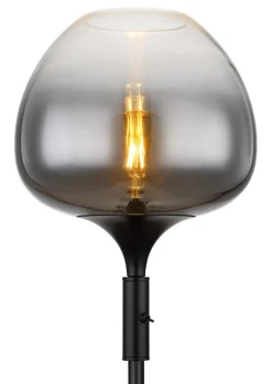 Globo 1-flg Stehleuchte Maxy Rauchglas