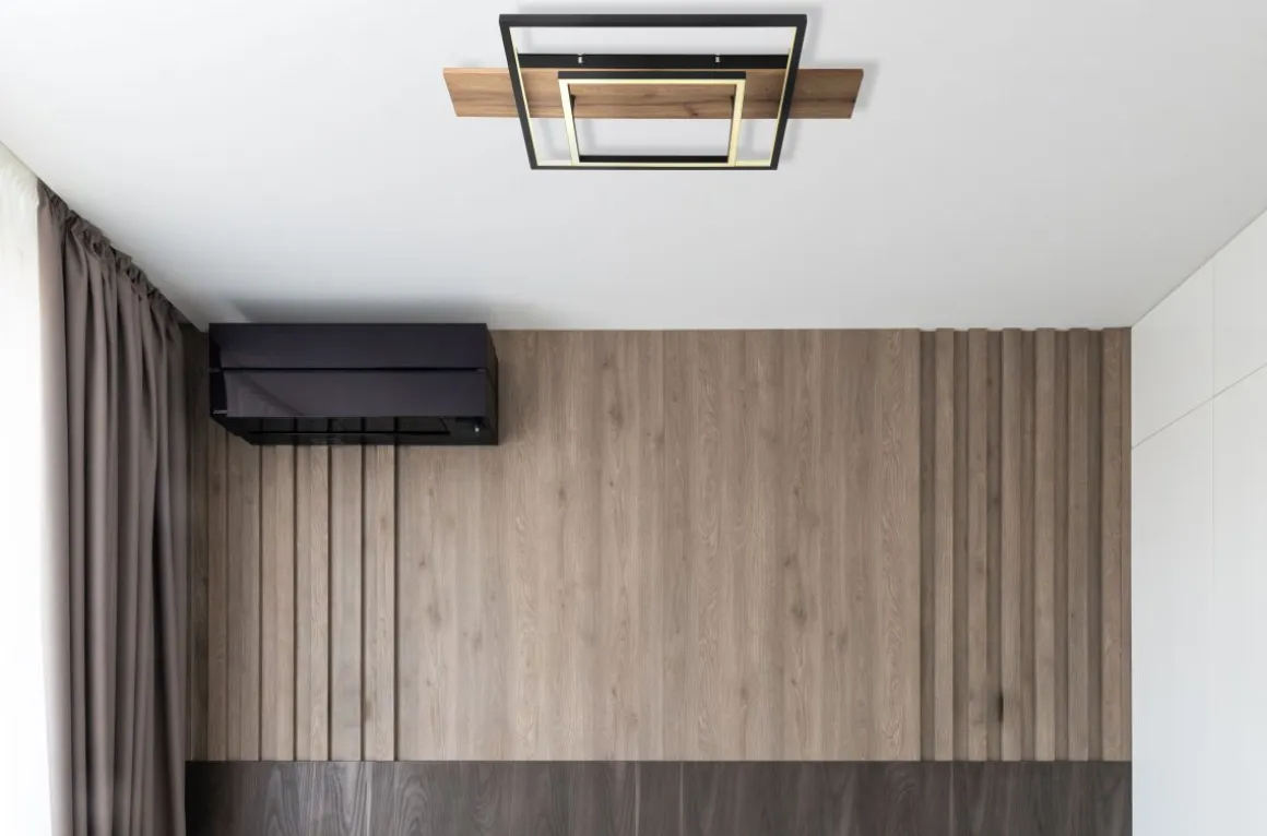 Globo LED Deckenleuchte Square Wood 1