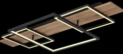 Globo LED Deckenleuchte Square Wood 2