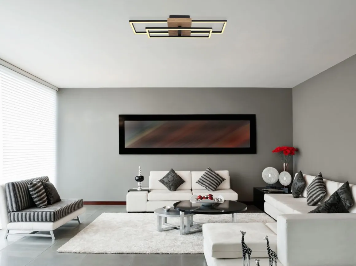 Globo LED Deckenleuchte Woody I