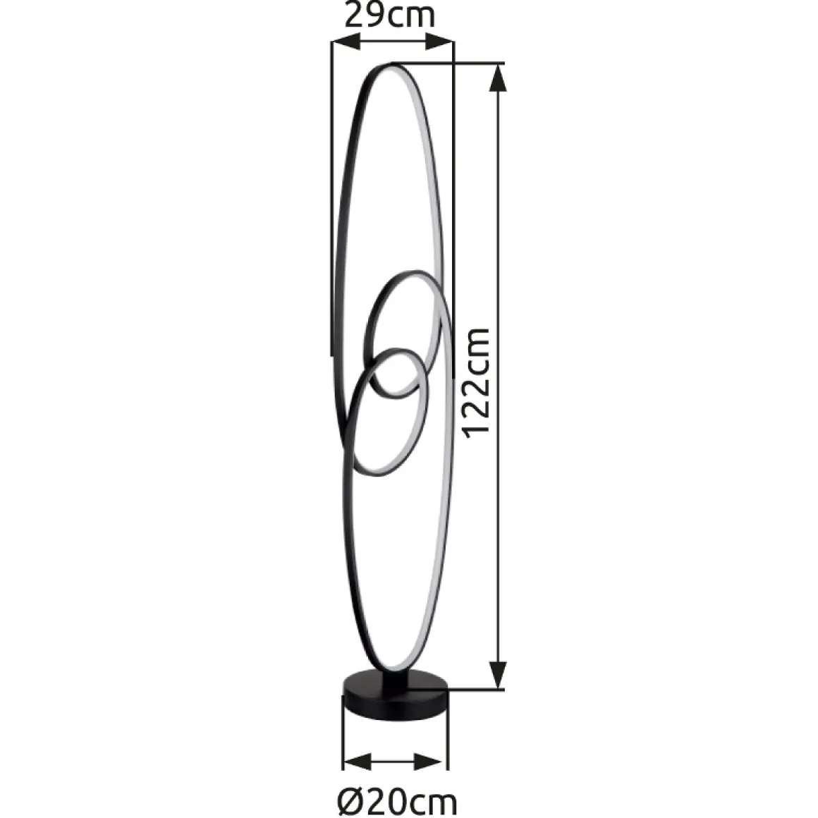 Globo LED Stehlampe Spira