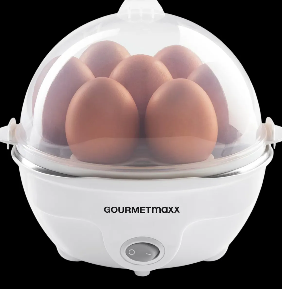 GOURMETmaxx Eierkocher für 7 Eier Weiß