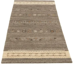 Handloom aus Indien Lori Dream Anthrazit Multi 70 x 140 cm