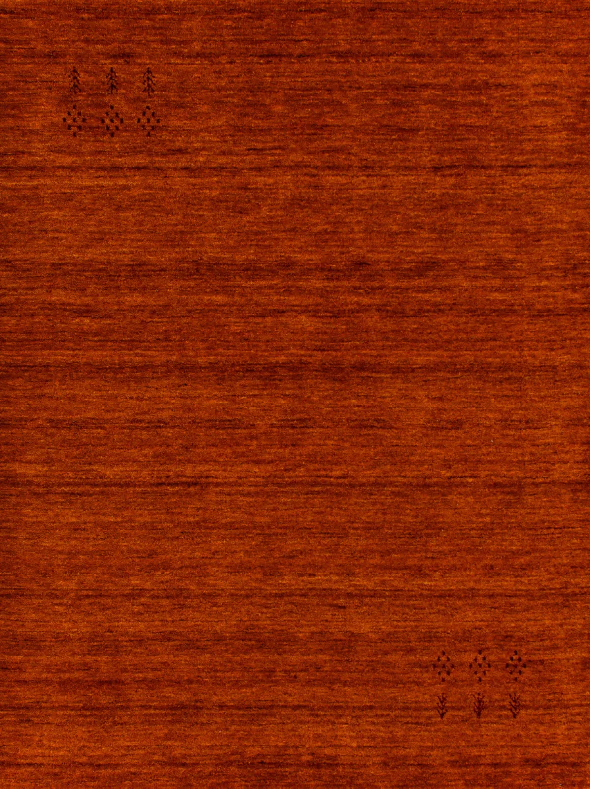 Handloom aus Indien Marand kupfer 200 x 300 cm