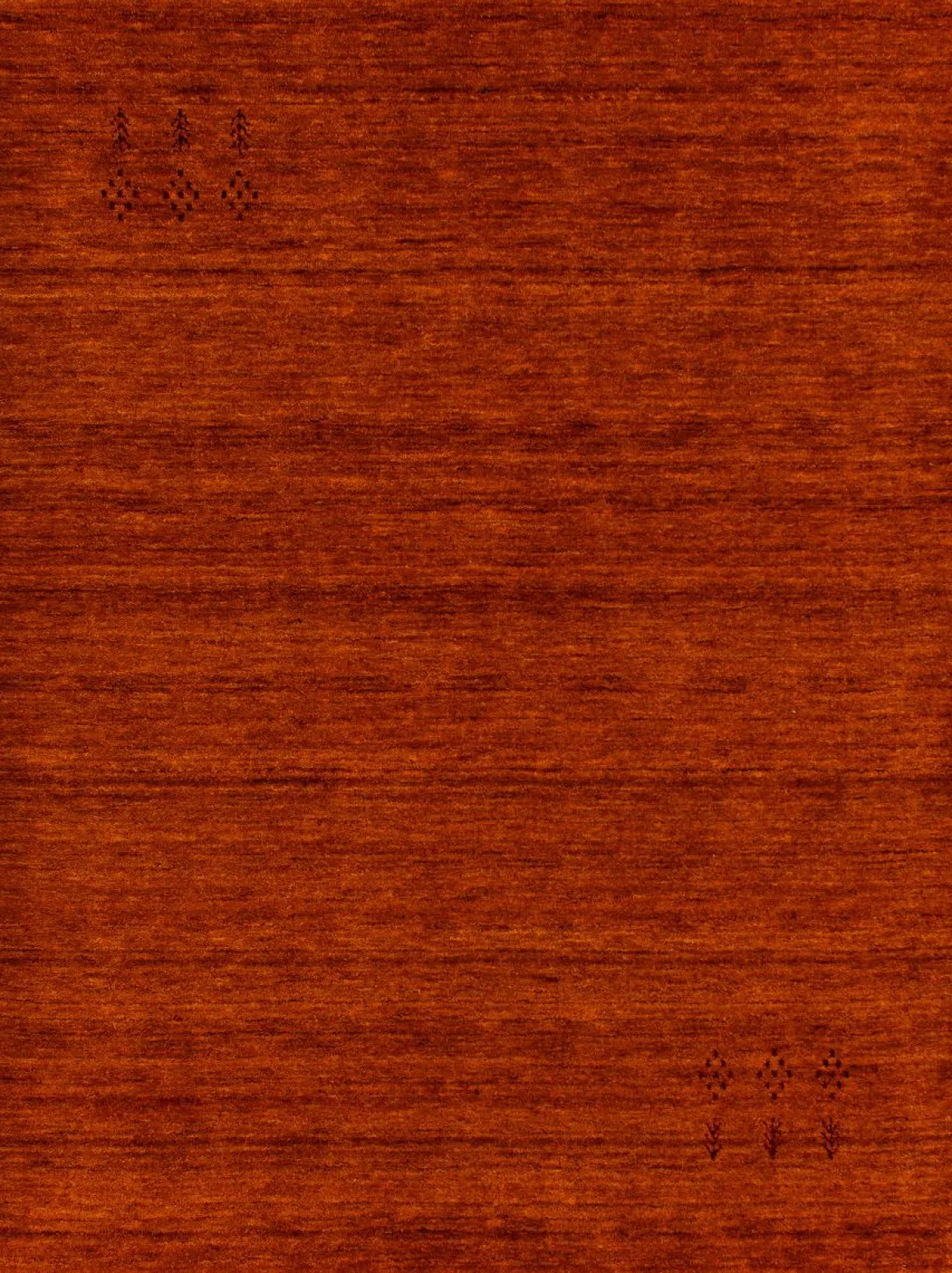 Handloom aus Indien Marand kupfer 40 x 60 cm