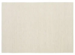 Handloom aus Indien Sadhana Hellgrau Natur 140 x 200 cm