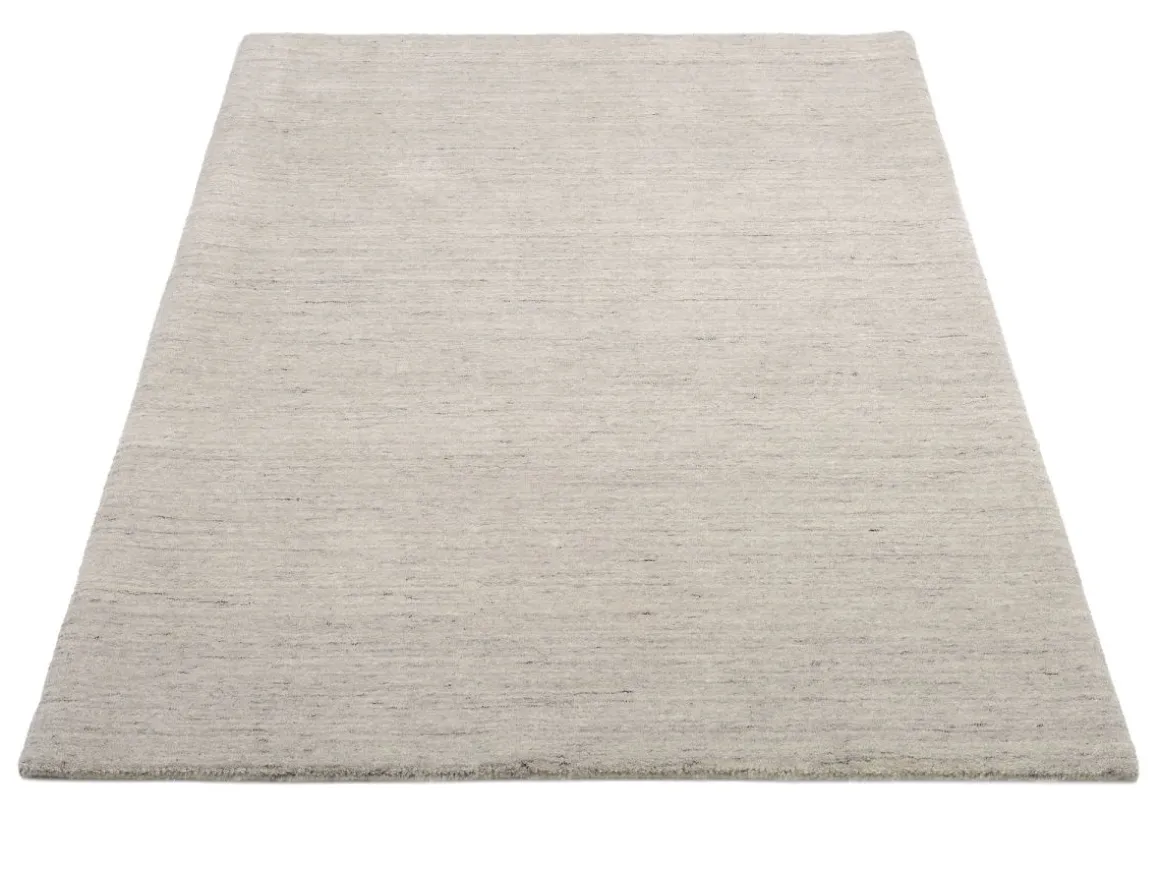 Handloom Sadhana aus Indien Grau 120 x 180 cm