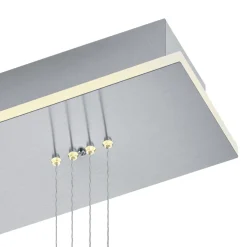 HELL 3-flg LED Pendelleuchte Sam Nickel