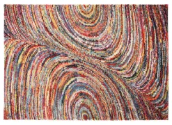 Hochflorteppich Multi Samana Mehrfarbig 65 x 130 cm