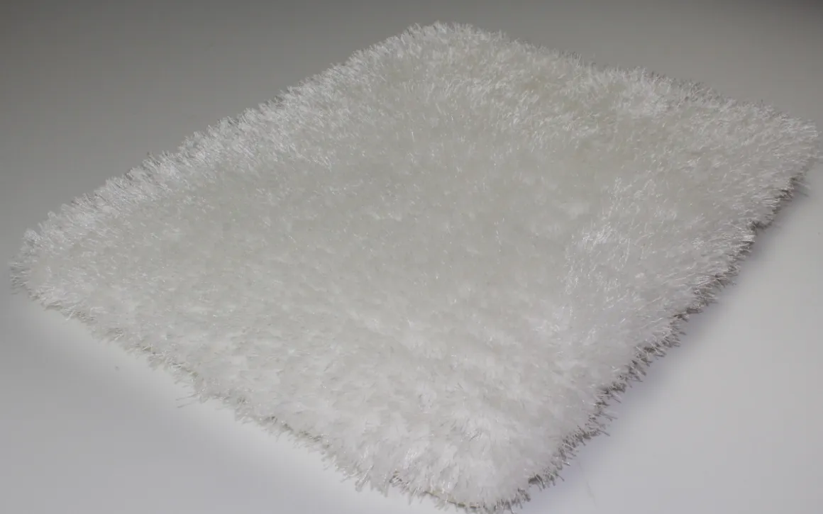 Hochflorteppich Sensit Weiss 80 x 150 cm