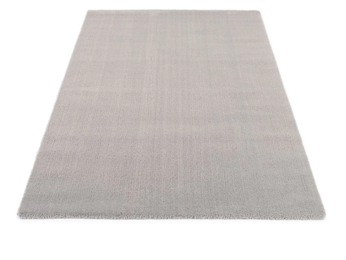 Hochflorteppich Soft Fun Grau 65 x 130 cm
