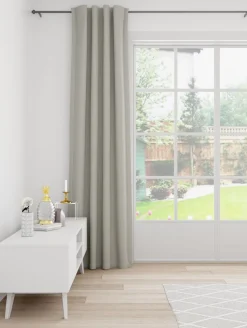 Indes Fuggerhaus Verdunkler Galdin verdeckte Schlaufen Beige 140 x 245 cm