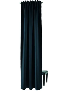 Indes Fuggerhaus Verdunkler Galdin verdeckte Schlaufen Blau 140 x 245 cm