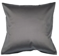 Janine Colors Mako-Satin Kissenbezug Graphit 40 x 40 cm