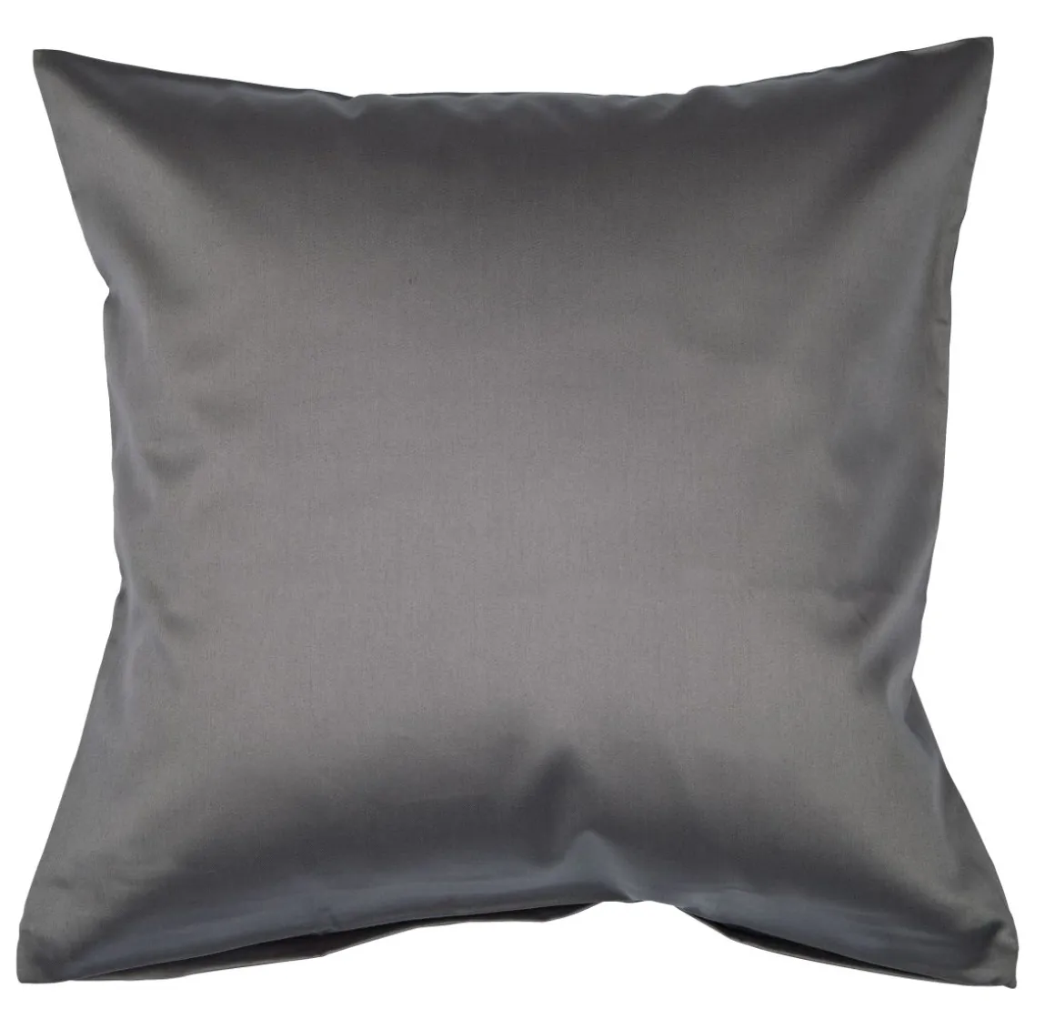 Janine Colors Mako-Satin Kissenbezug Graphit 40 x 40 cm