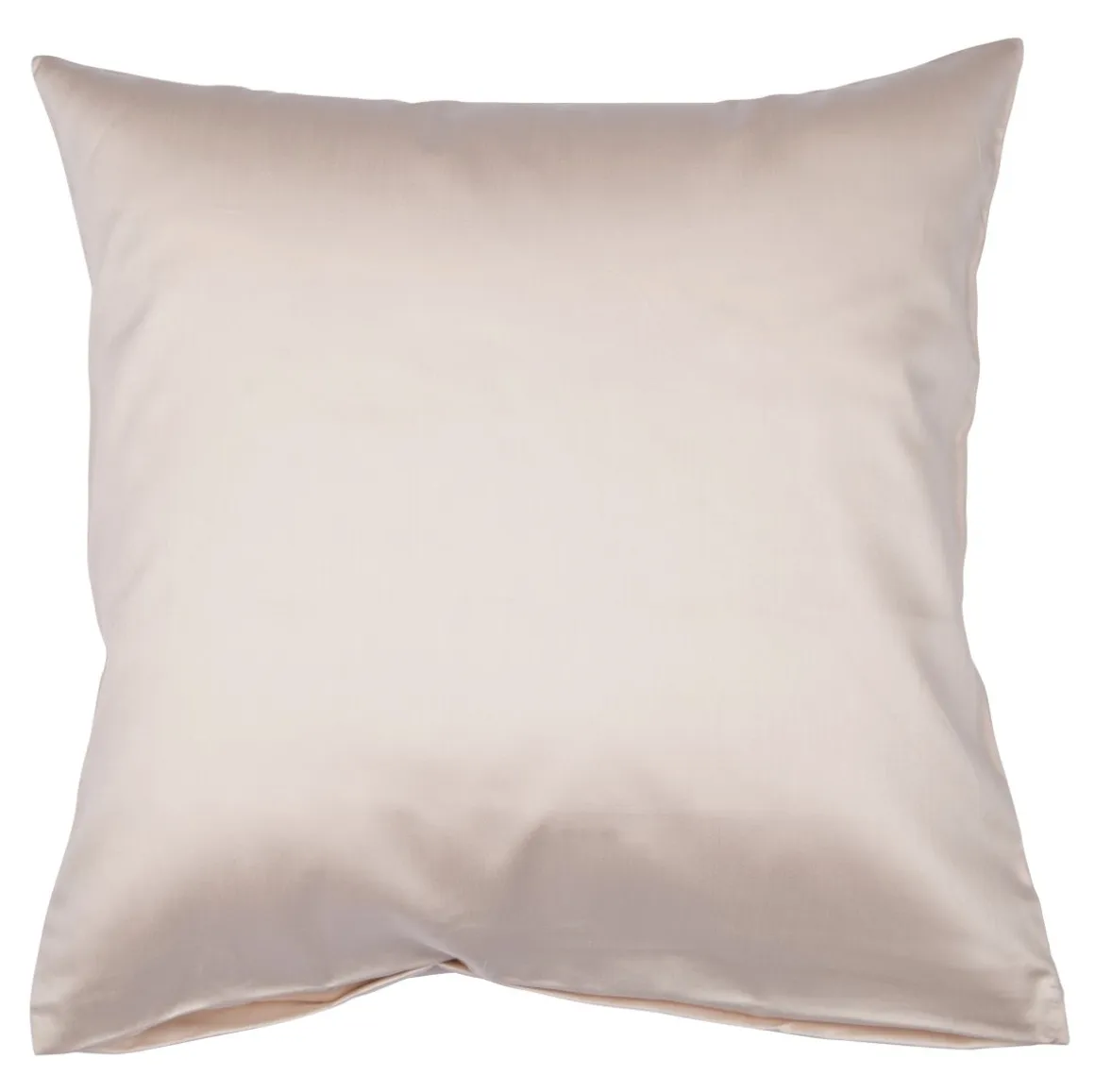 Janine Colors Mako-Satin Kissenbezug Sand 40 x 40 cm