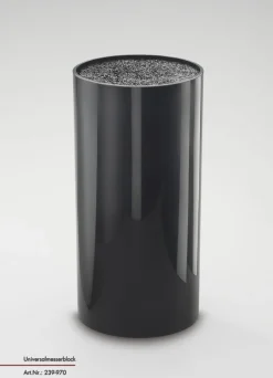 Justinus Messerblock Black Pearl unbestückt
