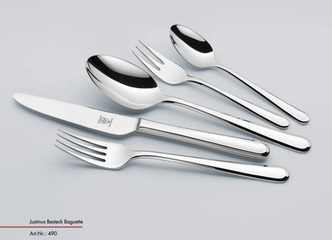 Justinus 60-tlg Besteck Set Baguette