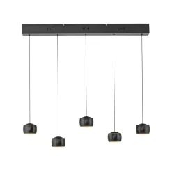 JUST LIGHT. 5-flg LED Pendellampe Ballini