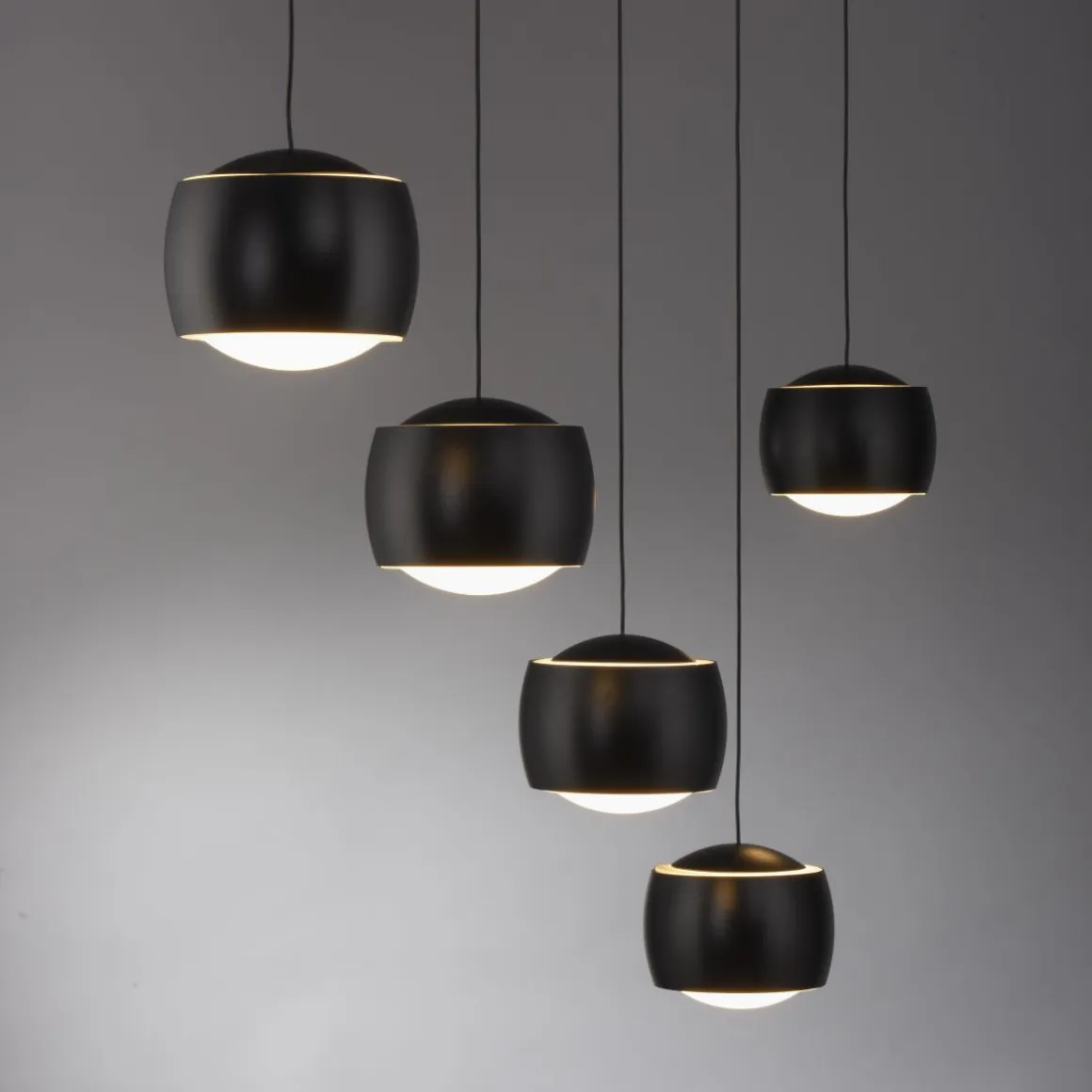 JUST LIGHT. 5-flg LED Pendellampe Ballini