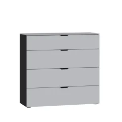 Jutzler Kommode 06 Grau Schwarz