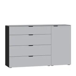 Jutzler Kommode 14 Grau Schwarz