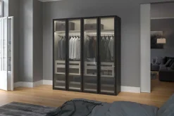 Jutzler 4-trg Drehtürenschrank Longline