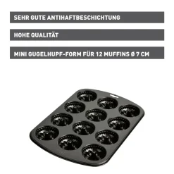 Kaiser 12er Muffin-Gugelhupfform Muffinform