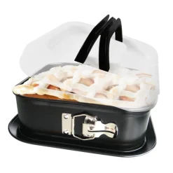 Kaiser Springform Bake & Take mit Deckel 24 x 24 cm
